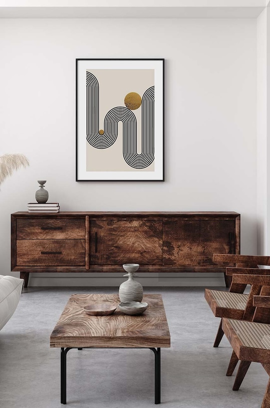 Гостиная и спальня Настенная декорация в раме 58 x 78 cm 15.41.201.23278 мультиколор