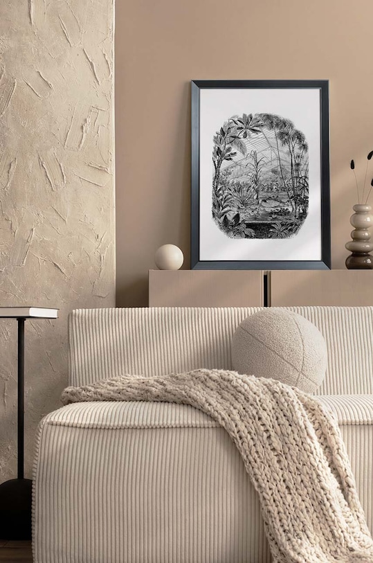 decorațiune de perete cu ramă 54 x 74 cm multicolor 15.41.211.23110