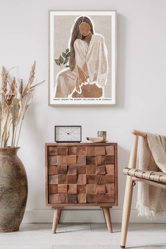 Вітальня та спальня Настінна декорація в рамі 53 x 73 cm 15.41.201.23086 барвистий