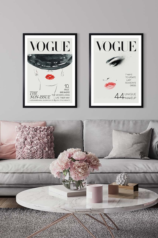 Obývacia izba a spálňa Nástenná dekorácia v ráme 53 x 73 cm 15.41.201.5825 viacfarebná