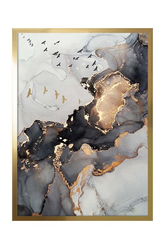 Dekoracja ścienna w ramie 53 x 73 cm multicolor 15.41.201.5277