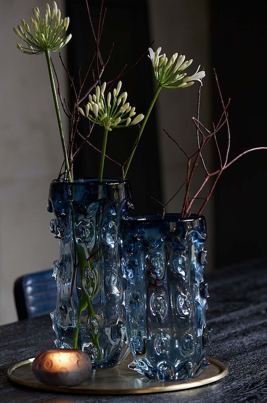 Light & Living vaza decorativa albastru 5880993