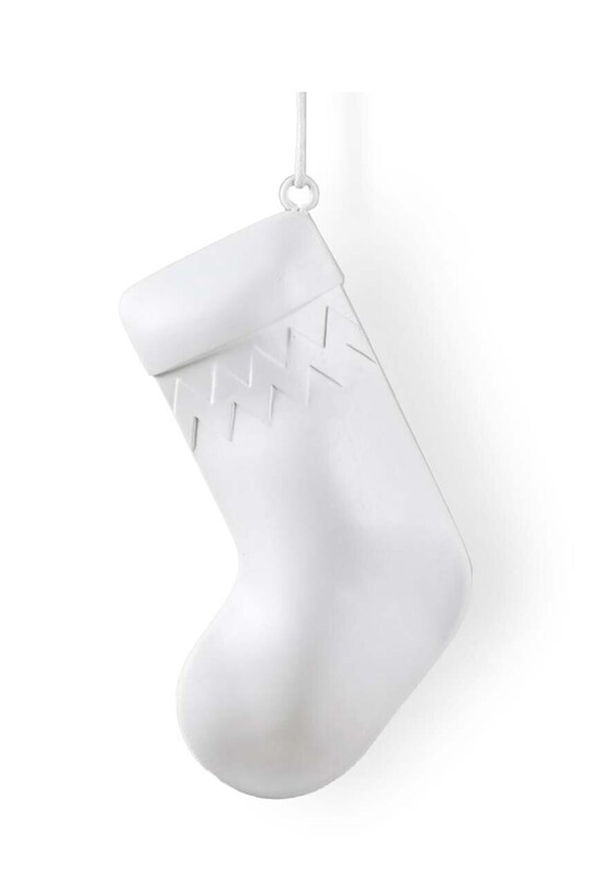 Seletti decor de perete de crăciun Snarkitecture Stocking alb 09909