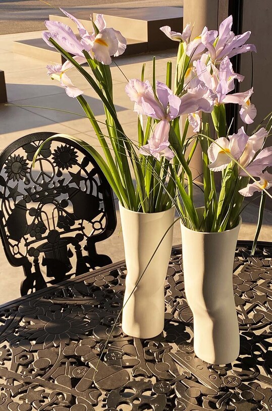 Salon i sypialnia Seletti wazon dekoracyjny 2-pack 10098 biały