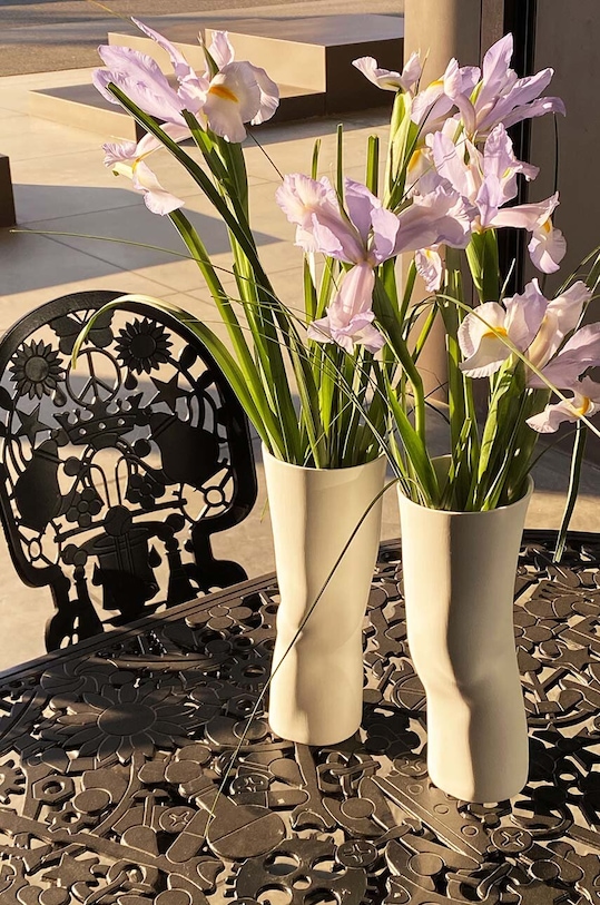 Salon i sypialnia Seletti wazon dekoracyjny 2-pack 10098 biały