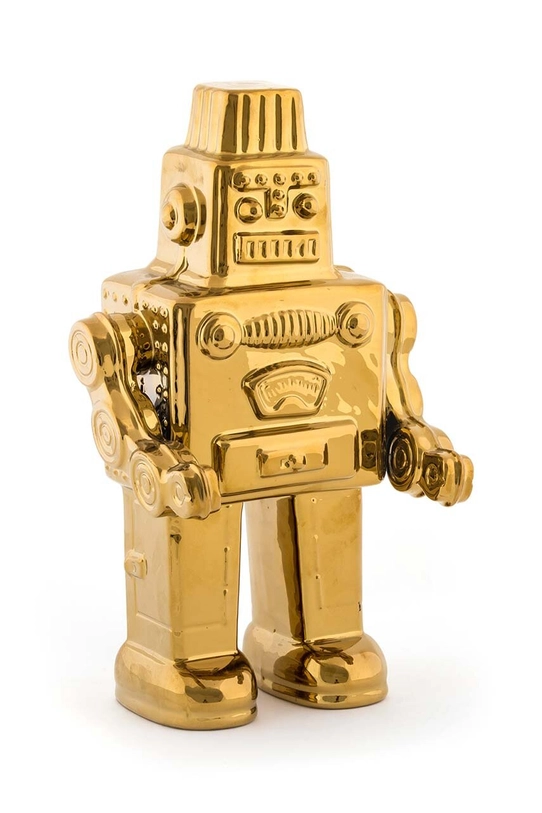 Seletti dekoracja Memorabilia Gold My Robot żółty 10412