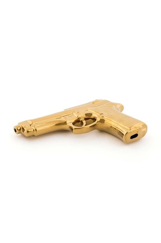 Seletti decorație Memorabilia Gold My Gun galben 10414