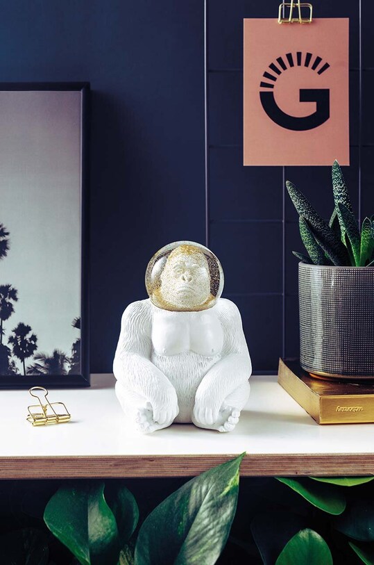 Donkey dekoracja Summerglobe The Gorilla 330450 biały AA00