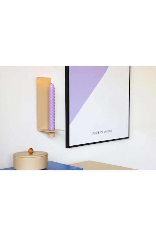 Гостиная и спальня Декоративный подсвечник Design Letters Cosy Up Wall 10101602BEIGE мультиколор