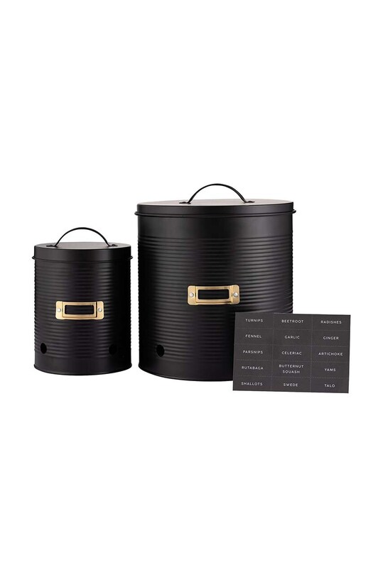 Typhoon set recipiente de depozitare cu capace Living 2-pack 1402.041 negru AA00