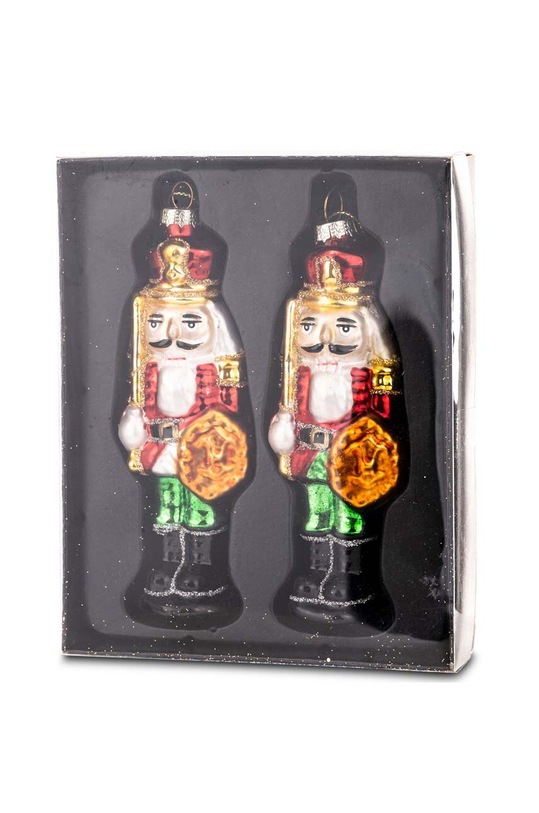 Σετ χριστουγεννιάτικες μπάλες 2-pack 147169 πολύχρωμο AA00