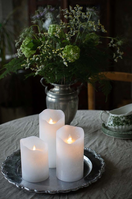 Свічка led Dorre Elvira білий 5.8371