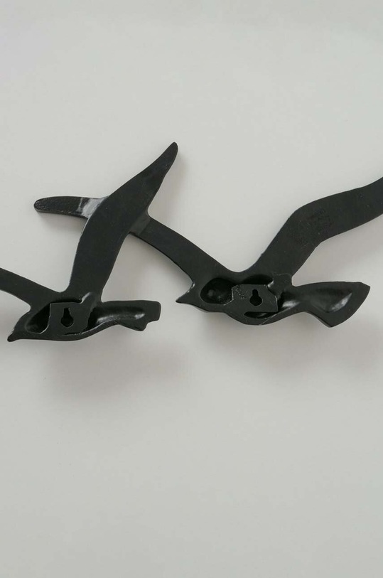 Boltze dekoracja ścienna Seagull 2-pack 2018897 czarny