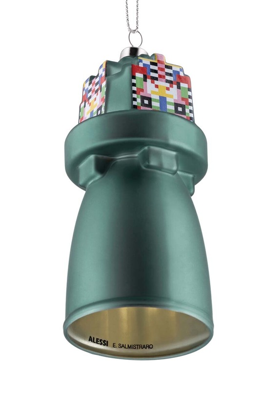 Лайфстайл Куля на ялинку Alessi Bell ESA06.3 барвистий