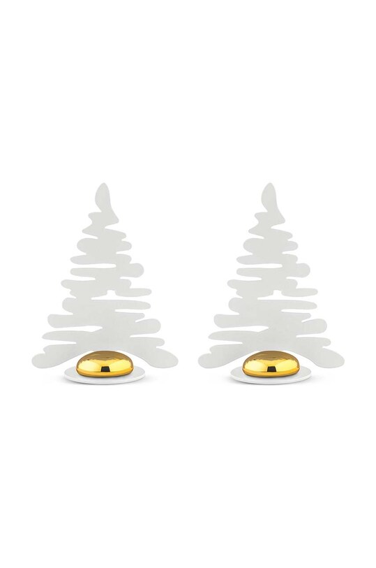 Alessi set de suporturi pentru pahare de vin Barkplace Tree 2-pack alb BM16S2.W