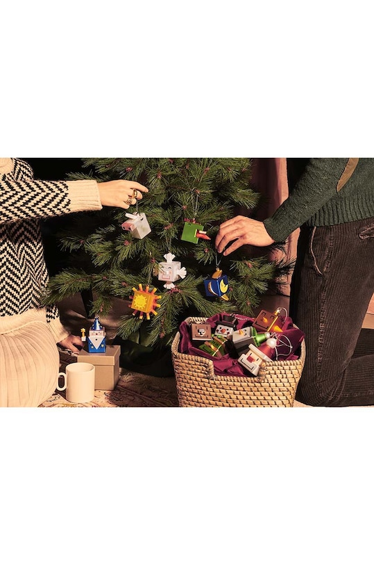 Decor Vianočná dekorácia Alessi Cubomago GJ02.10 viacfarebná