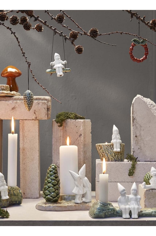 Декоративний свічник Kähler Christmas Kiss барвистий 690045