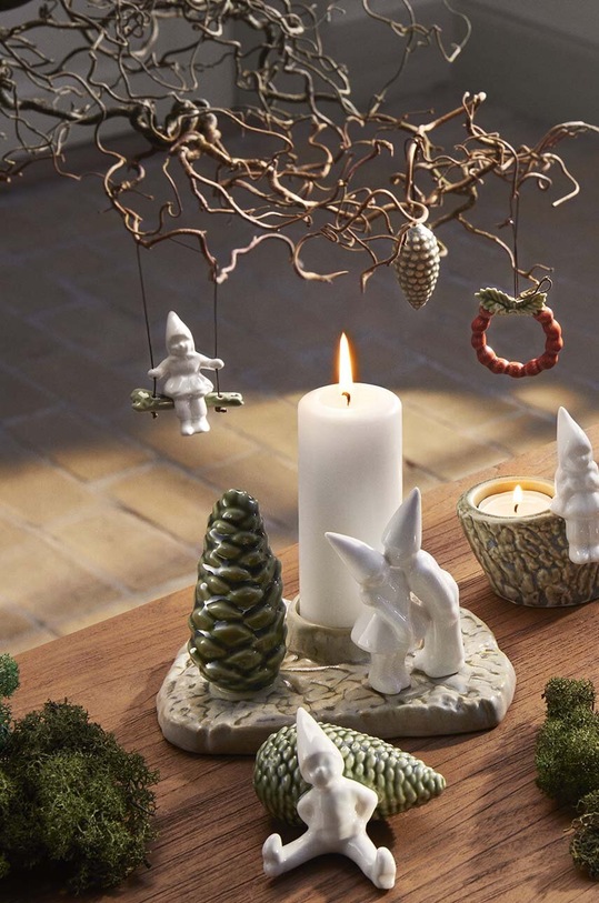 Декоративний свічник Kähler Christmas Kiss 690045 барвистий