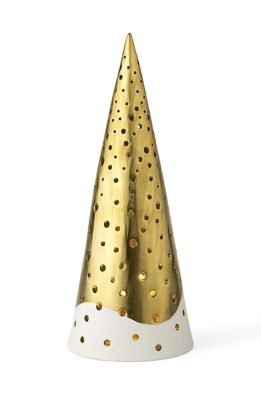 Декоративен свещник Kähler Nobili 693518 жълт AA00