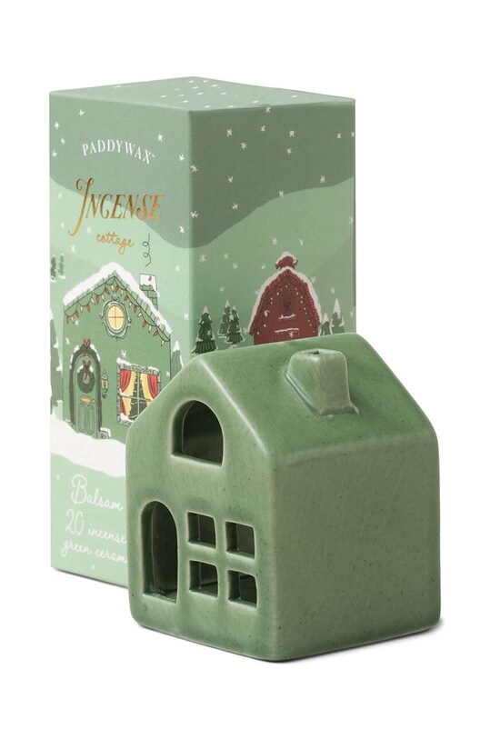 Набор ароматических палочек с подставкой Paddywax Balsam & Fir 20-pack IN0021EU зелёный AA00