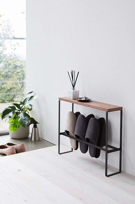 Yamazaki regał na kapcie Tower 5153 czarny AA00