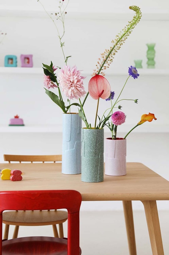 Ukrasna vaza &k amsterdam Flake 1511.06 ljubičasta AA00