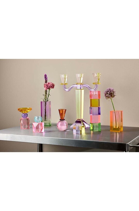 Salon i sypialnia Miss Etoile świecznik dekoracyjny 4977817 multicolor