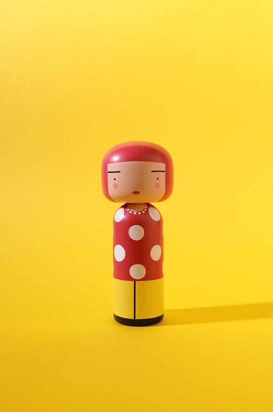 Вітальня та спальня Лялька кокеші Lucie Kaas Dot Alder Wood SI01DOL барвистий