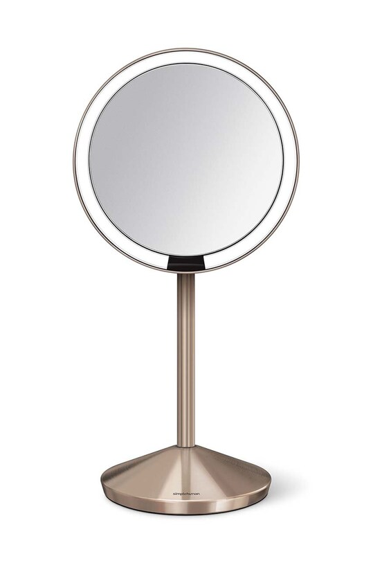 Simplehuman oglindă cu iluminare led Sensor Mirror Fold bej ST3010