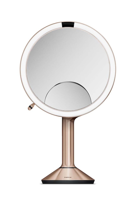 Simplehuman lustro z oświetleniem led Sensor Mirror Trio beżowy ST3034