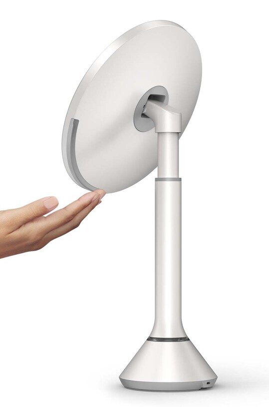 Baie Simplehuman oglindă cu iluminare led Sensor Mirror W Brightness Control ST3054 alb
