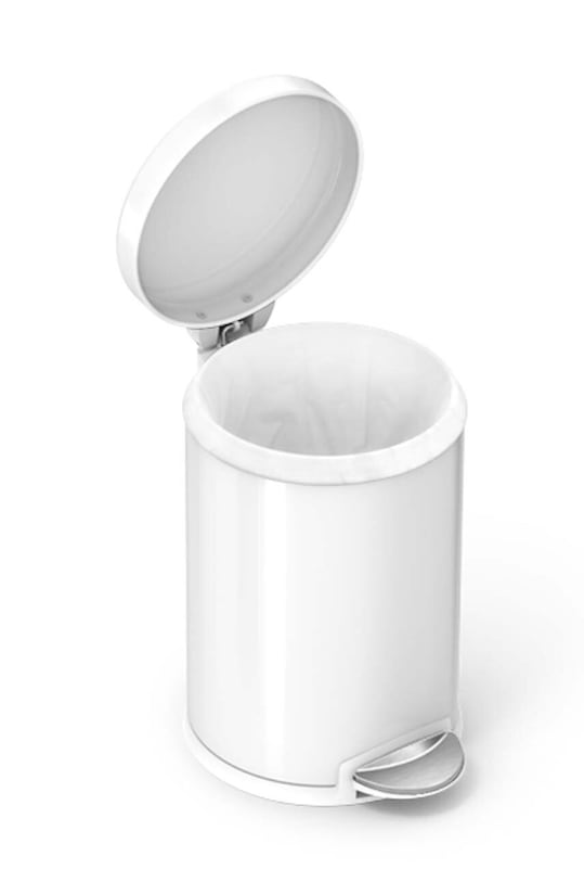 Κάδος σκουπιδιών Simplehuman 4,5 l CW1853CB λευκό AA00