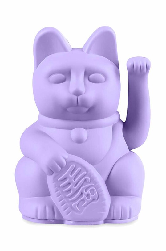 Dekorácia Donkey Lucky Cat Mini fialová 330541