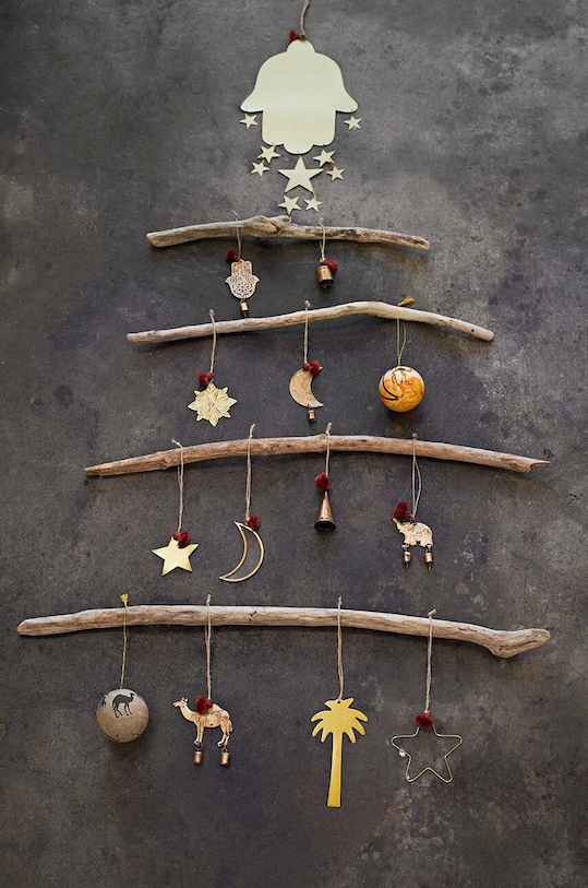 Украса за елха Madam Stoltz AL.918 многоцветен AA00