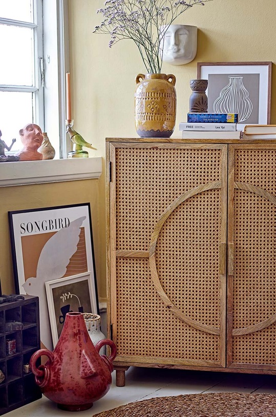 Dekorativní váza Bloomingville 82057486 hnědá