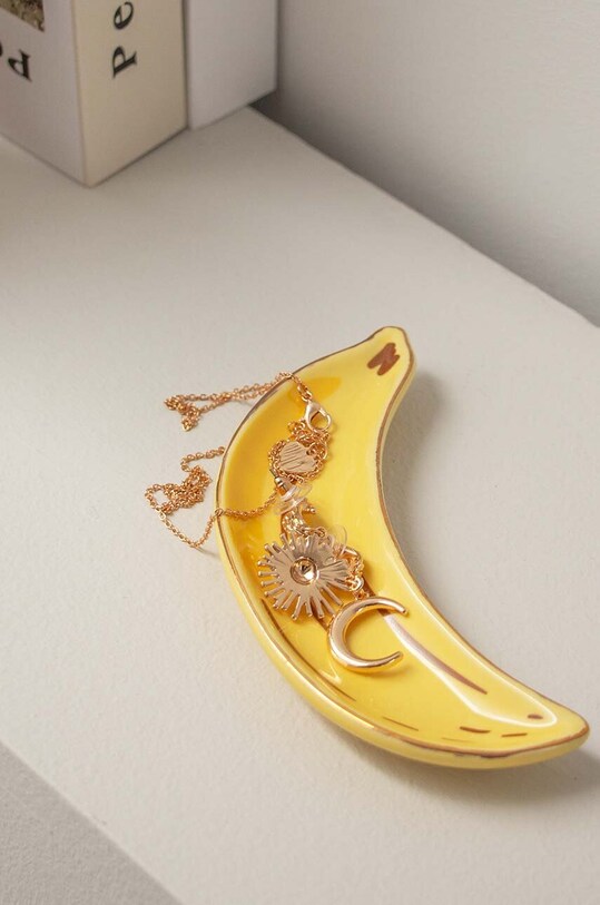 Helio Ferretti ékszertartó Banana Tray 121523 sárga AA00
