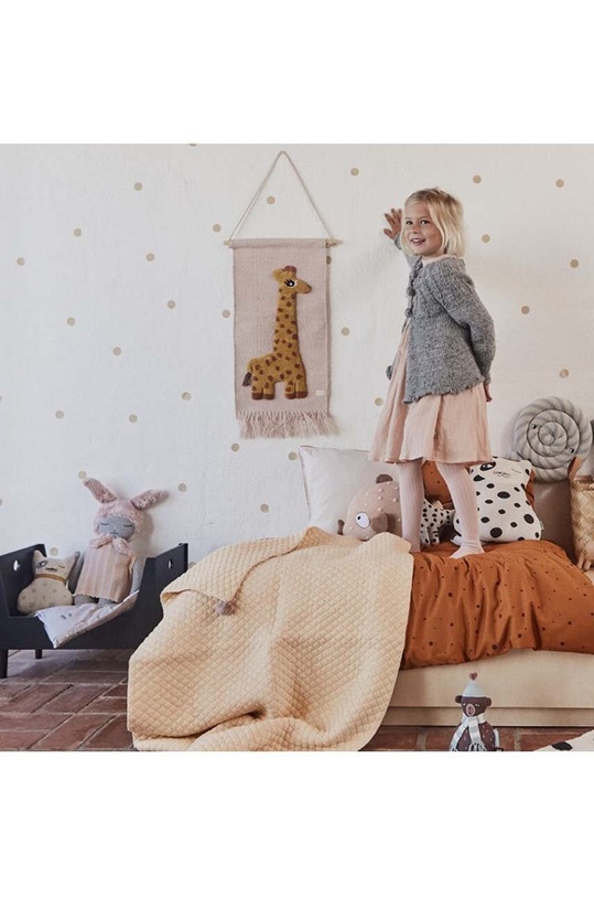 Salon i sypialnia OYOY dekoracja ścienna Giraffe Wallhanger 1100519 multicolor