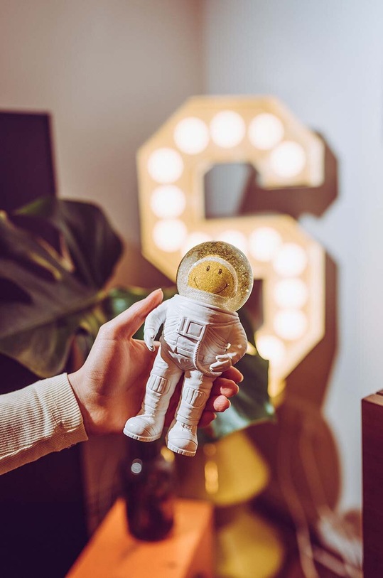 Διακοσμητικό Donkey Smiley 330512 λευκό