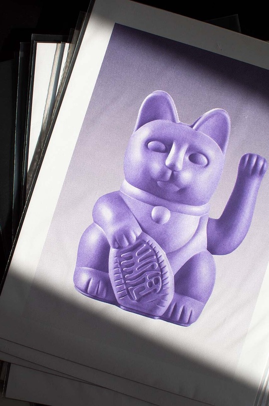 Διακοσμητικό τοίχου Donkey Lucky Cat πολύχρωμο 400626