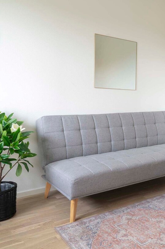 Salon i sypialnia House Nordic lustro ścienne Jersey 4001360 żółty