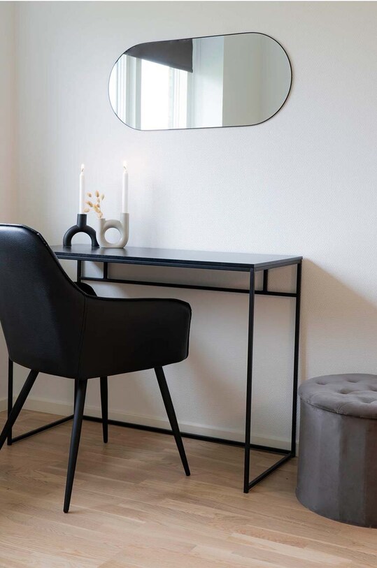 House Nordic oglinda de perete Jersey 4001435 negru AA00