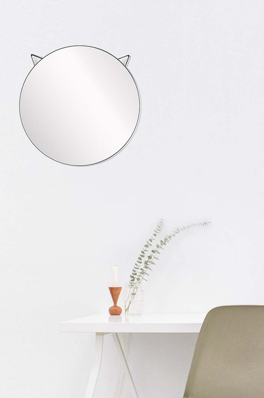 Salon i sypialnia Balvi lustro ścienne Cat 27122 czarny