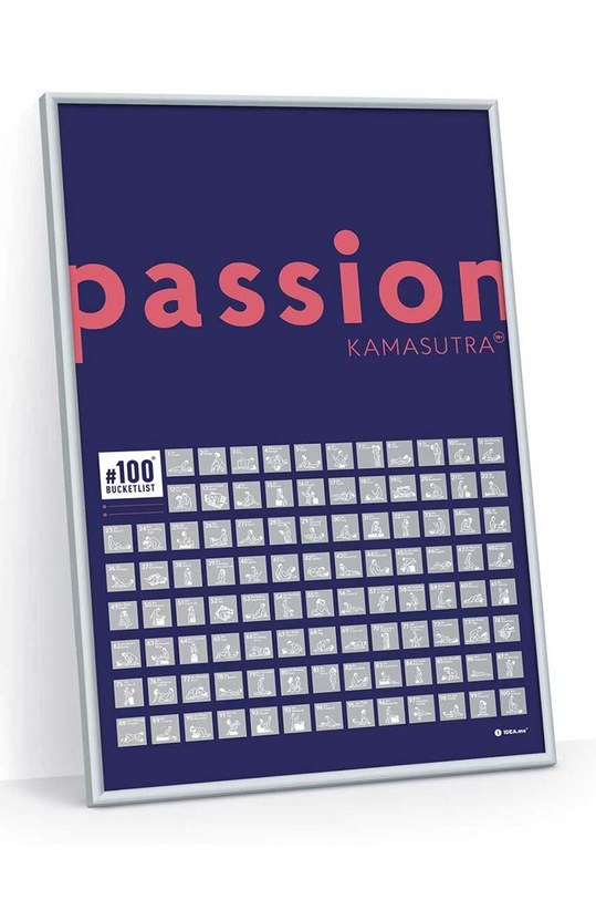 1DEA.me plakat zdrapka 100 Bucketlist Kamasutra 100KAM multicolor AA00
