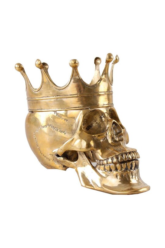 Vical decorație Calavera Bust galben 22516.