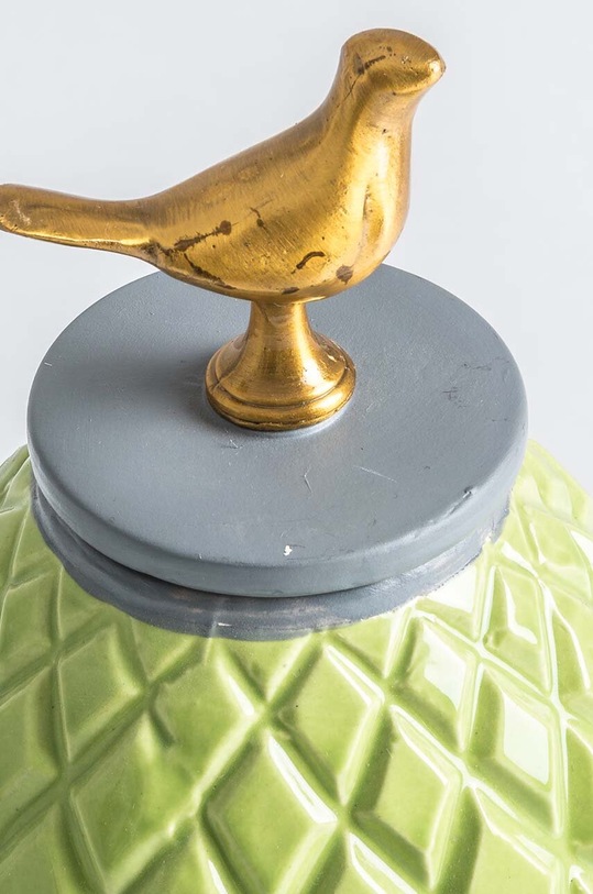 Vical wazon dekoracyjny Baal Vase 25398 zielony AA00