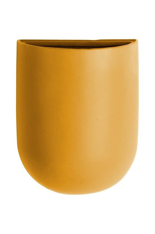 Present Time ghiveci de perete Oval galben PT3383YE