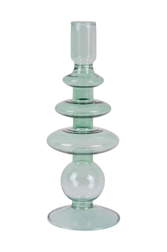 Present Time świecznik dekoracyjny Glass Art zielony PT3636GR