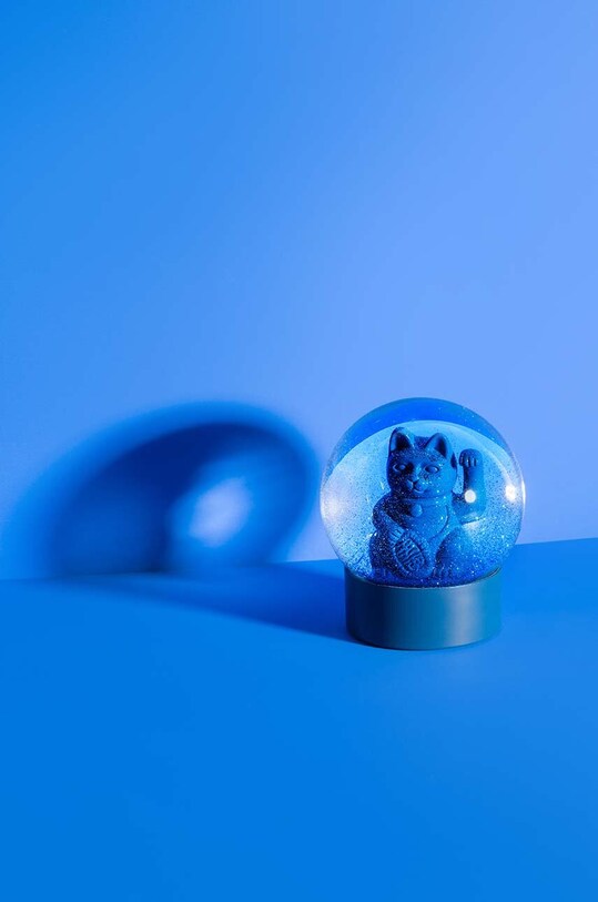 Donkey decorație Maneki Neko Lucky Globe Blue 330497 bleumarin AA00