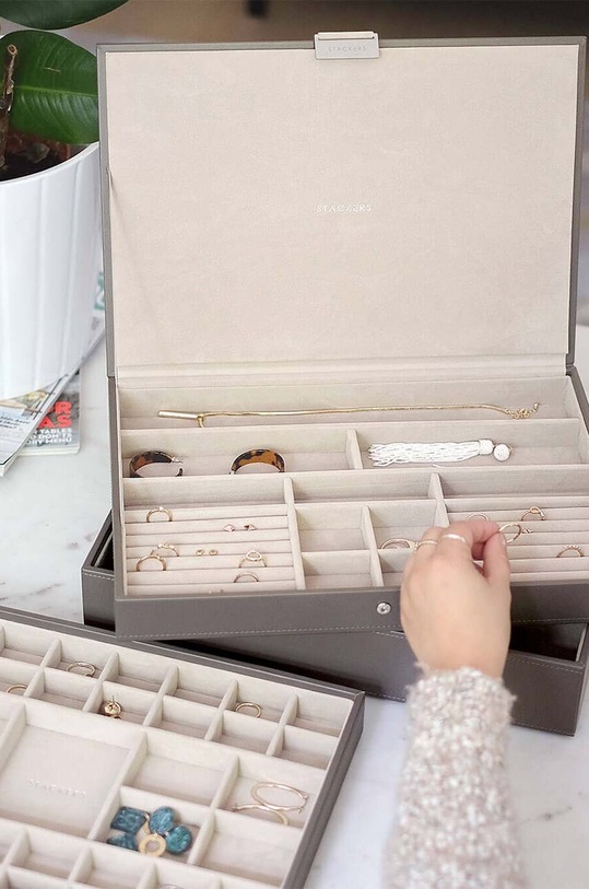 Stackers szkatułka na biżuterię 73125 fioletowy