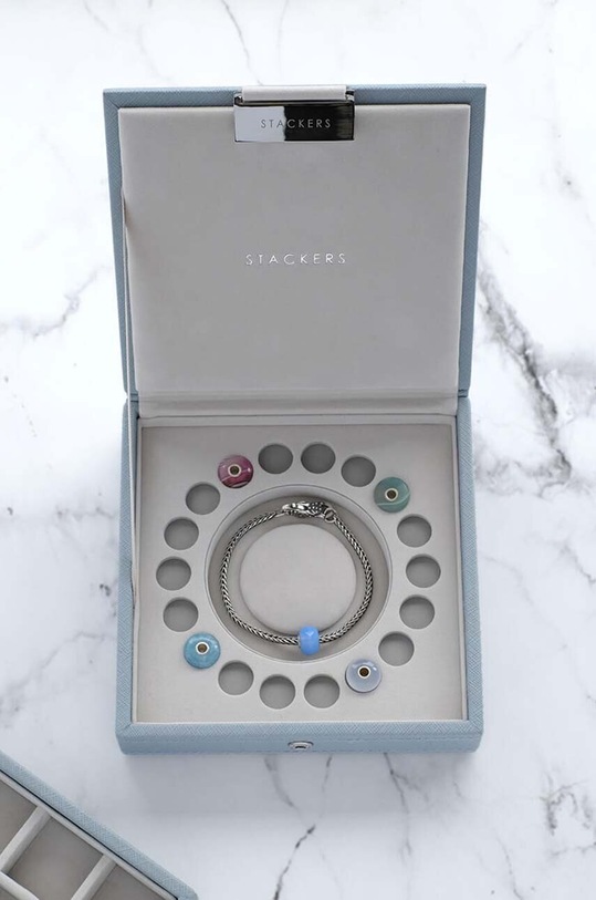 Stackers szkatułka na bransoletkę i charmsy 73748 niebieski